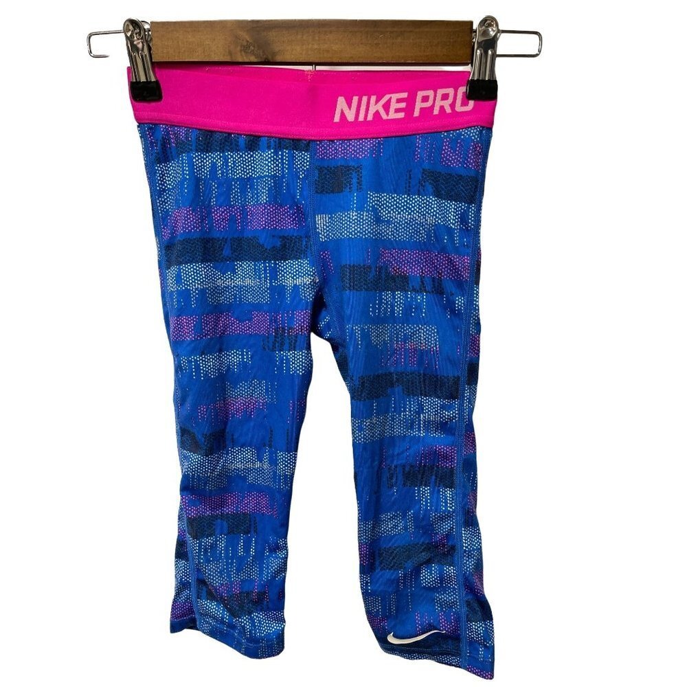 Nike Pro Girls GFX Capri Leggings Size S